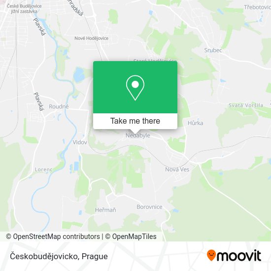 Českobudějovicko map