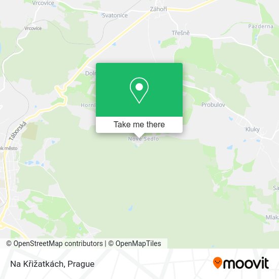 Na Křižatkách map