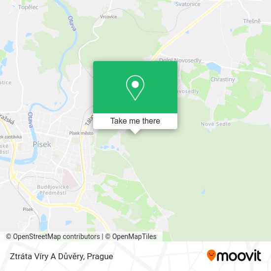 Ztráta Víry A Důvěry map