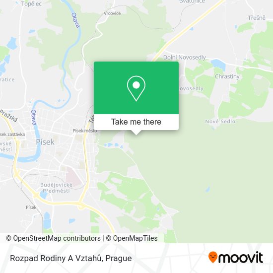 Карта Rozpad Rodiny A Vztahů