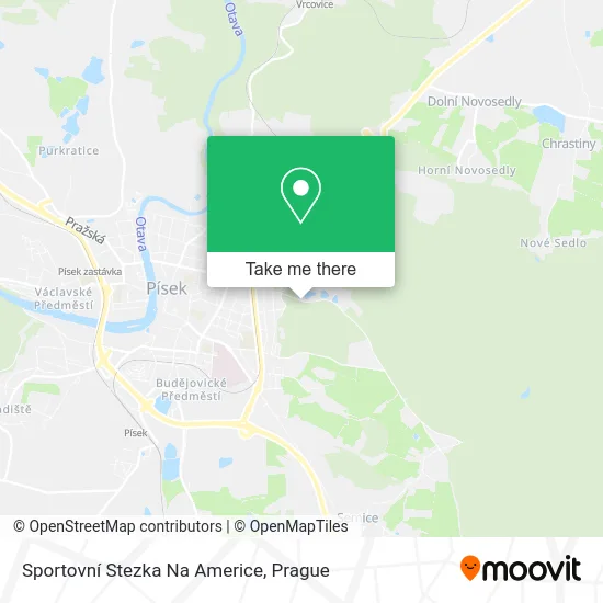 Карта Sportovní Stezka Na Americe