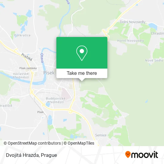 Карта Dvojitá Hrazda