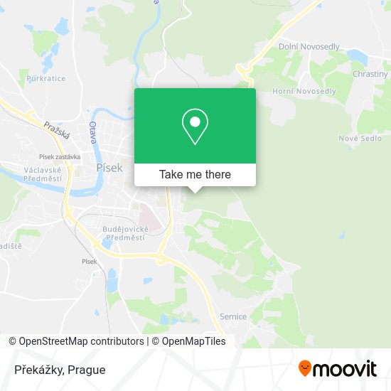 Překážky map
