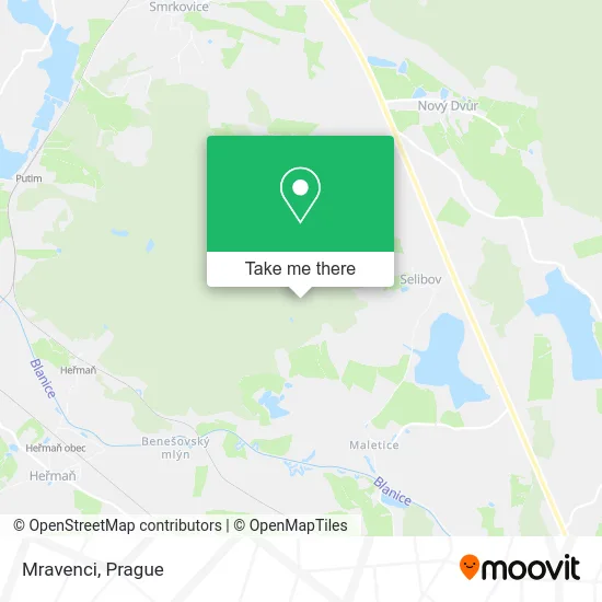 Карта Mravenci