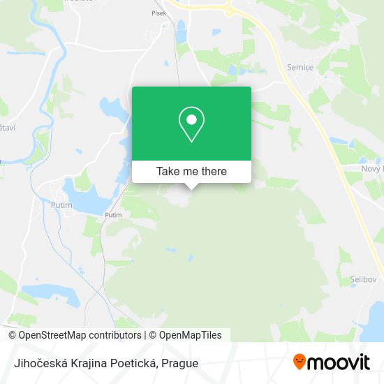 Jihočeská Krajina Poetická map
