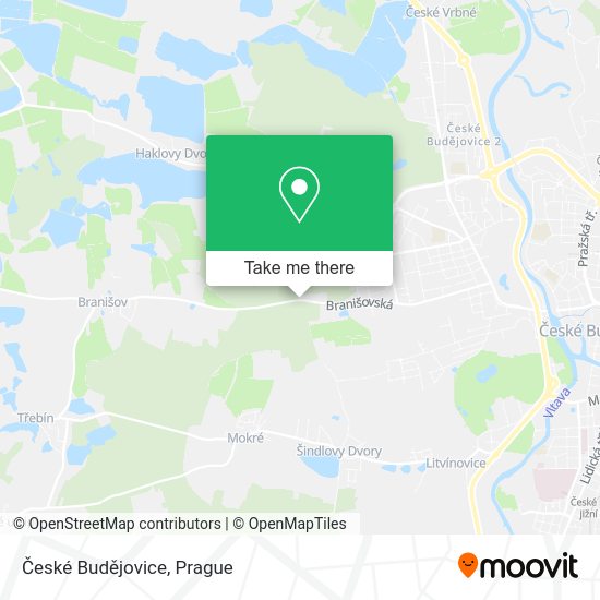 České Budějovice map