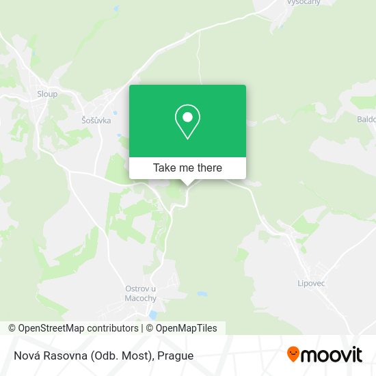 Nová Rasovna (Odb. Most) map