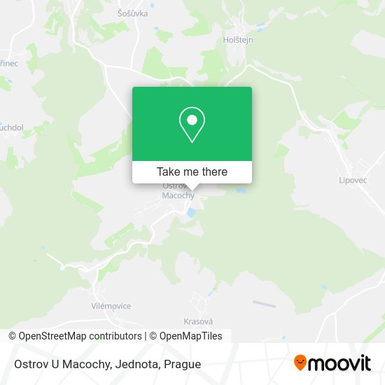 Ostrov U Macochy, Jednota map