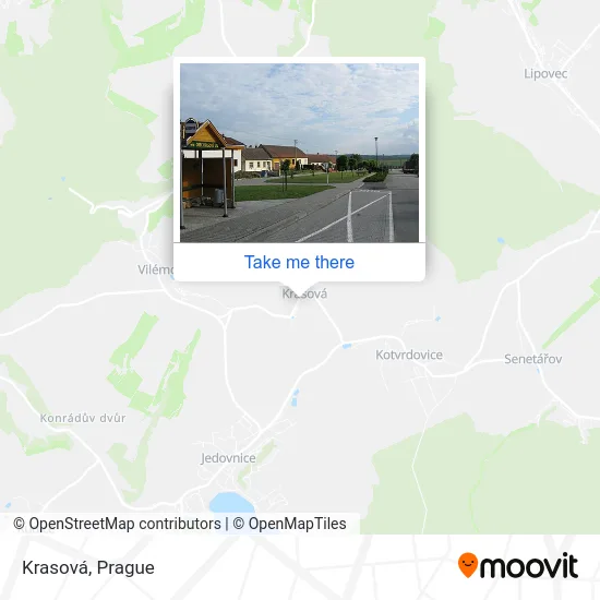 Карта Krasová