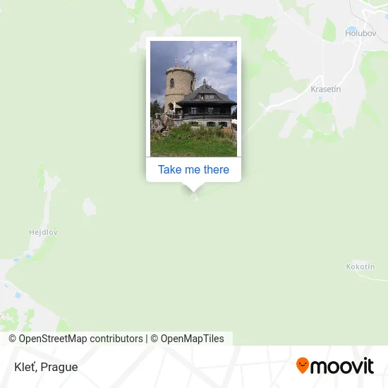 Карта Kleť
