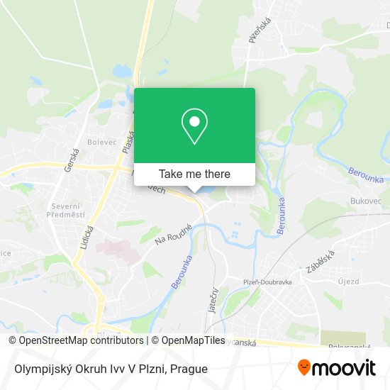 Olympijský Okruh Ivv V Plzni map