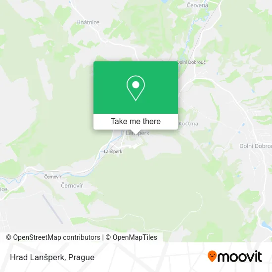 Карта Hrad Lanšperk