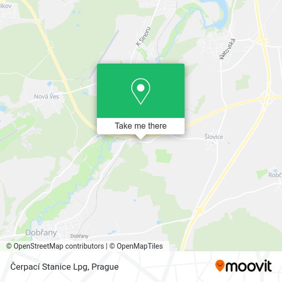 Čerpací Stanice Lpg map