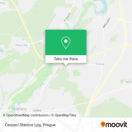 Карта Čerpací Stanice Lpg
