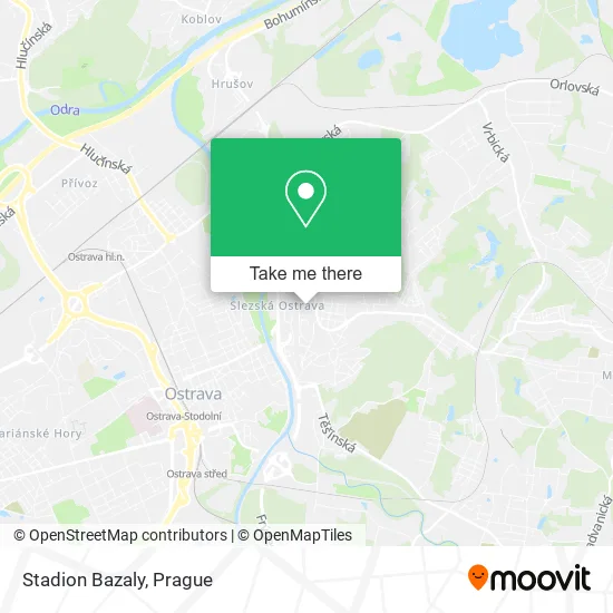 Карта Stadion Bazaly