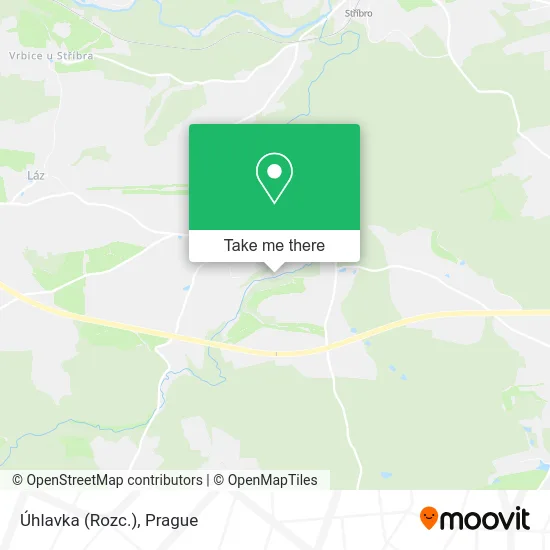 Карта Úhlavka (Rozc.)
