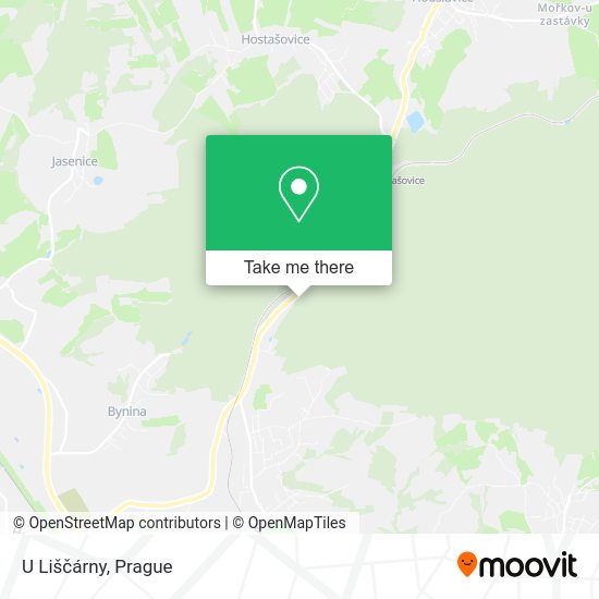 U Liščárny map
