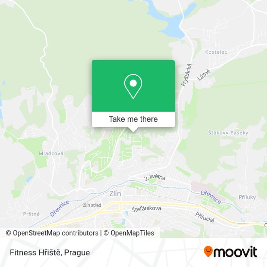 Fitness Hřiště map