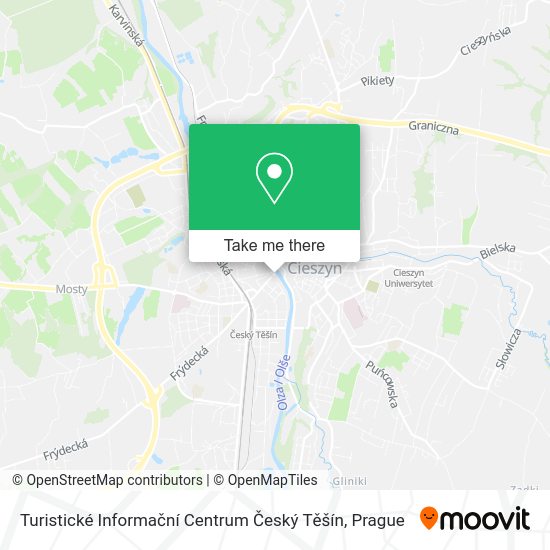 Turistické Informační Centrum Český Těšín map
