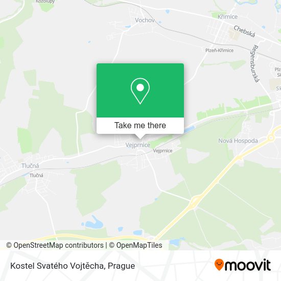 Kostel Svatého Vojtěcha map