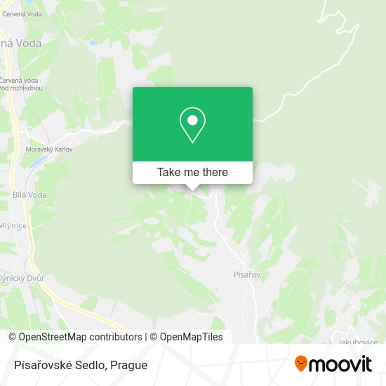 Písařovské Sedlo map