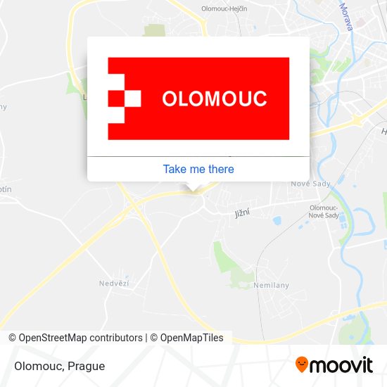 Olomouc map