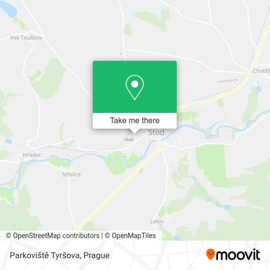 Parkoviště Tyršova map