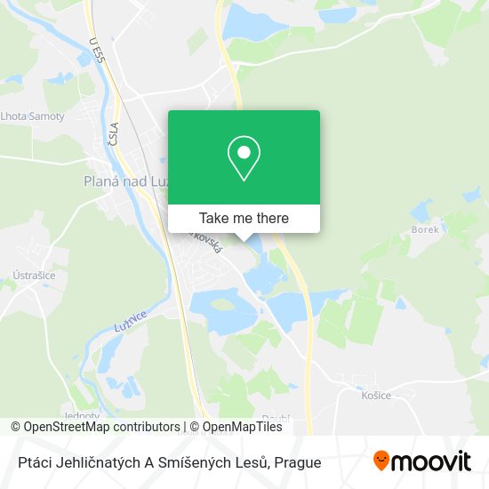 Ptáci Jehličnatých A Smíšených Lesů map