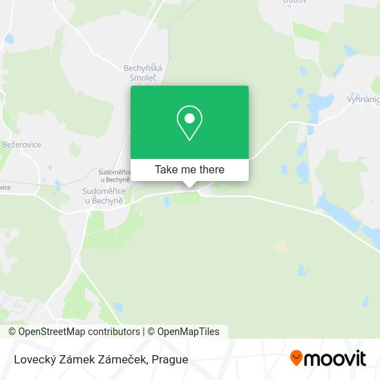 Lovecký Zámek Zámeček map