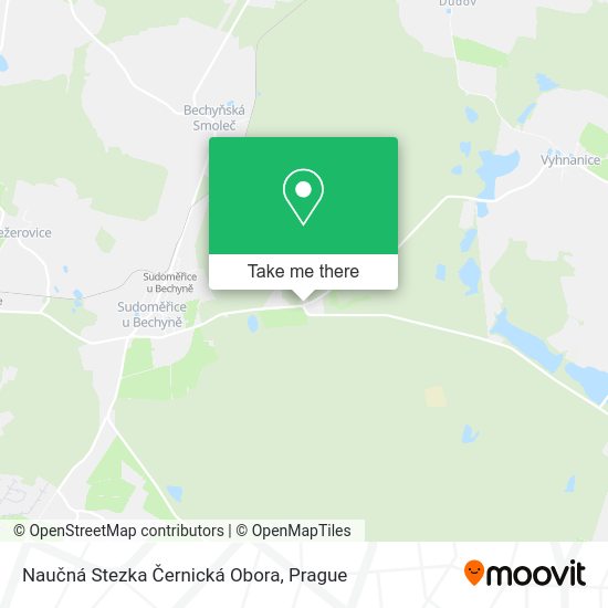 Naučná Stezka Černická Obora map