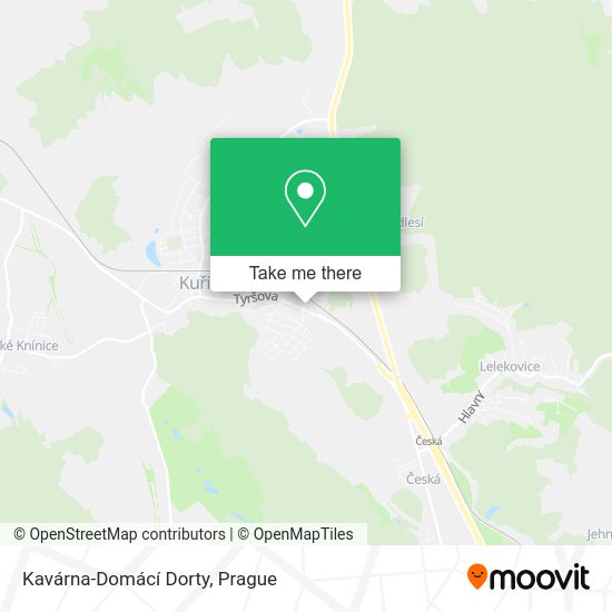 Kavárna-Domácí Dorty map