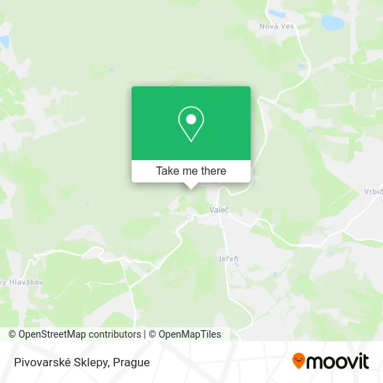 Карта Pivovarské Sklepy