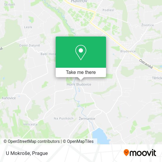 Карта U Mokroše