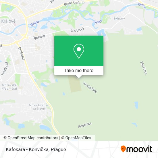 Kafekára - Konvička map
