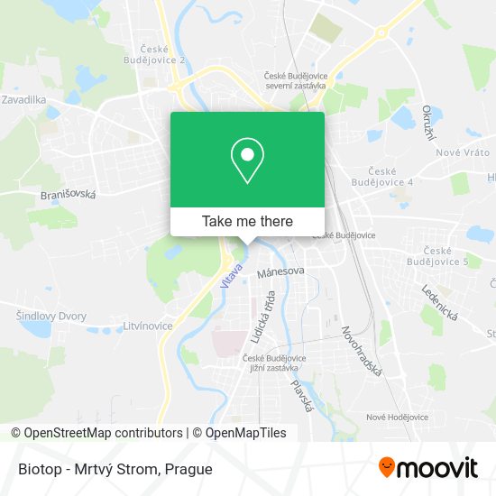 Biotop - Mrtvý Strom map