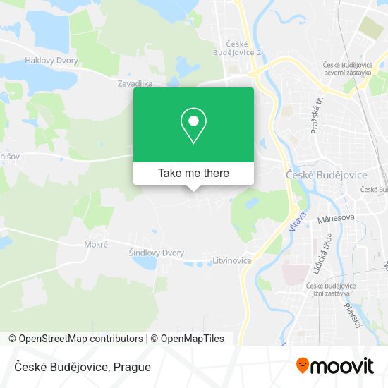 České Budějovice map
