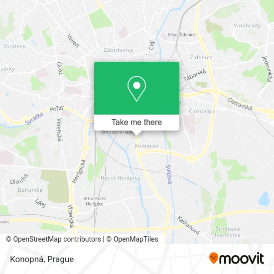 Карта Konopná