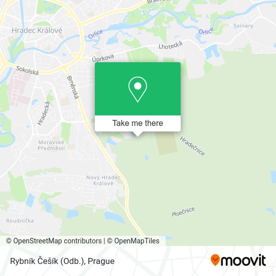 Rybník Češík (Odb.) map