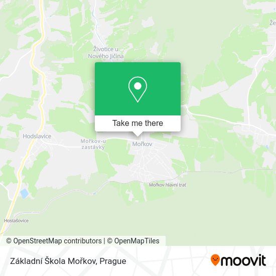 Základní Škola Mořkov map