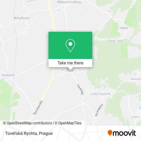 Tovéřská Rychta map