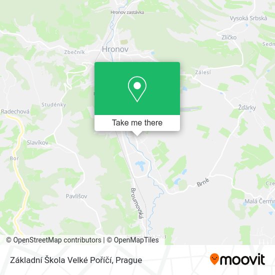 Základní Škola Velké Poříčí map