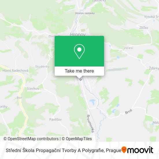 Střední Škola Propagační Tvorby A Polygrafie map