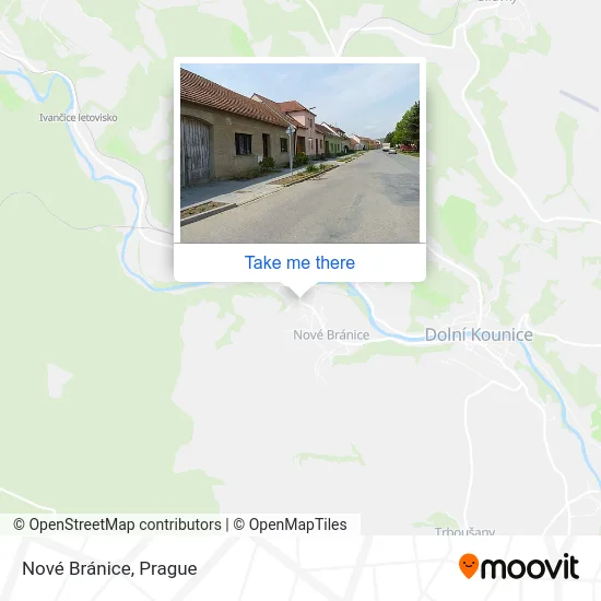 Карта Nové Bránice