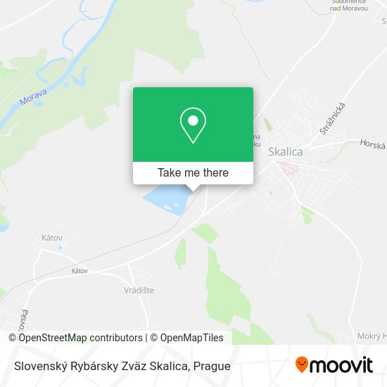 Slovenský Rybársky Zväz Skalica map