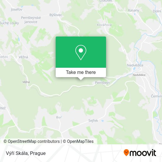 Výří Skála map