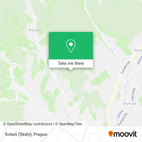 Карта Kokeš (Skály)