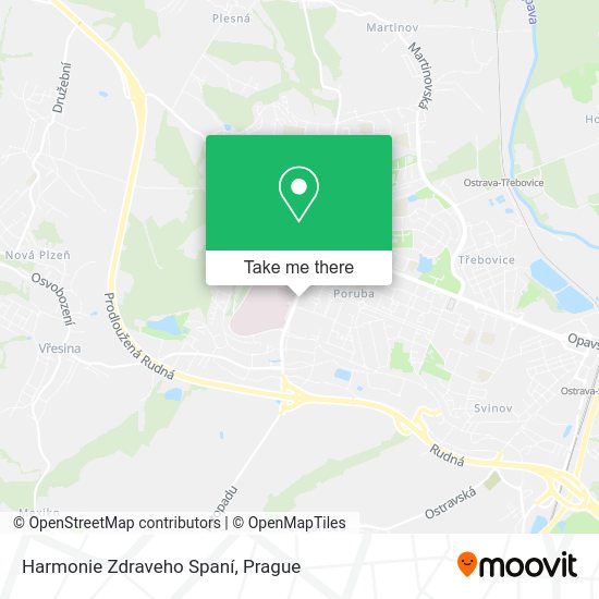 Harmonie Zdraveho Spaní map