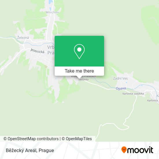 Běžecký Areál map