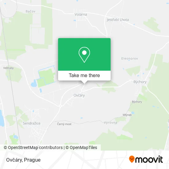 Карта Ovčáry