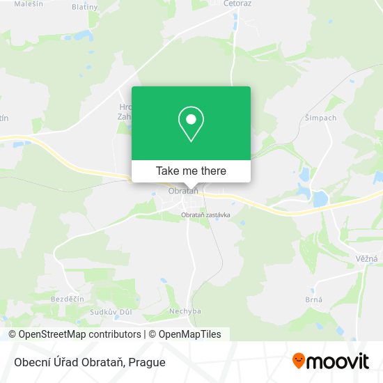 Obecní Úřad Obrataň map